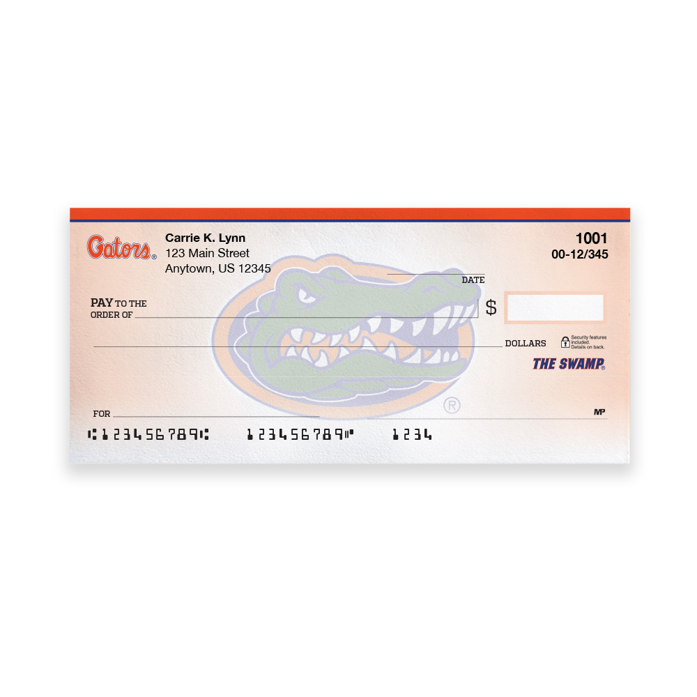 University of Florida Collegiate Personal Check - Image 3