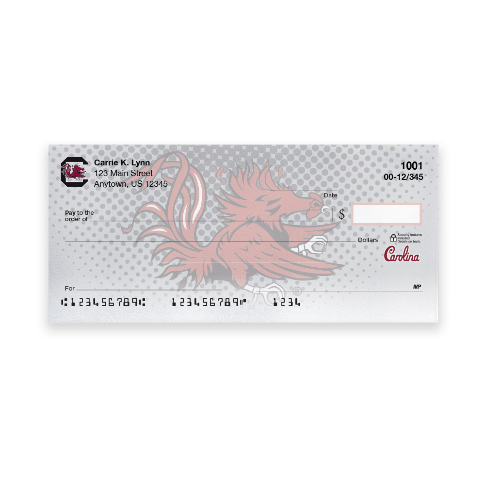 University of South Carolina Collegiate Personal Check - Image 2