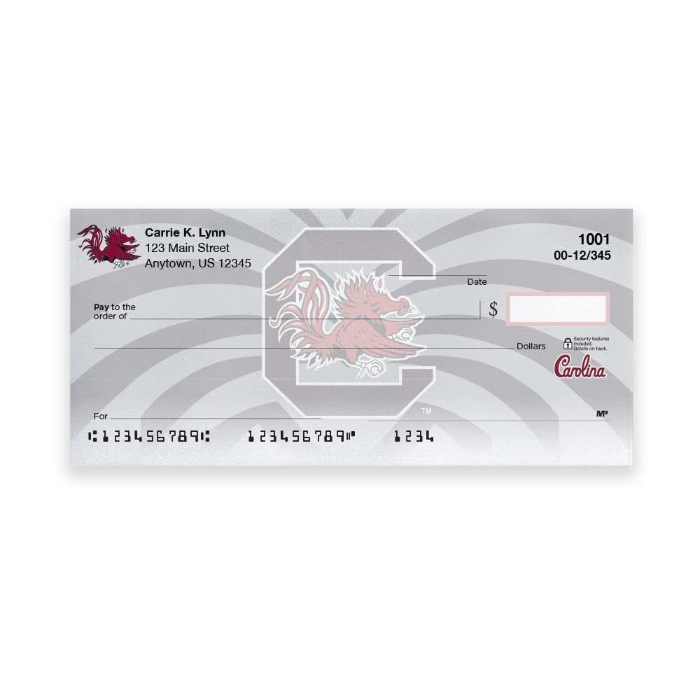University of South Carolina Collegiate Personal Check - Image 3