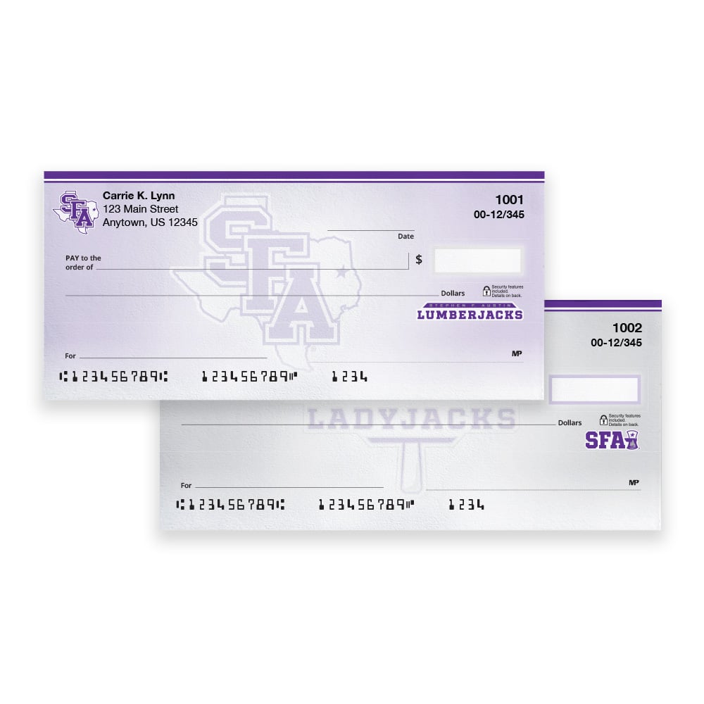 Stephen F. Austin State University Collegiate Personal Check