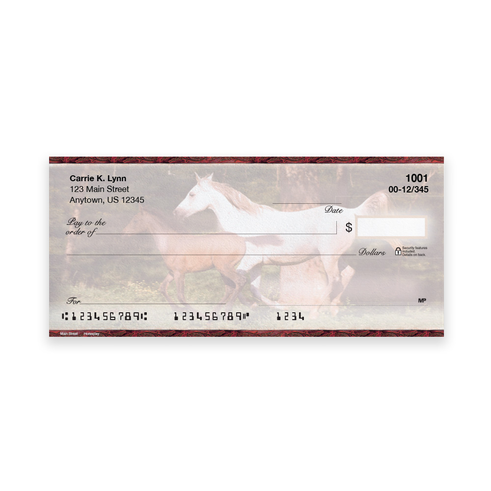 Horseplay Four Scene Personal Check - Image 3