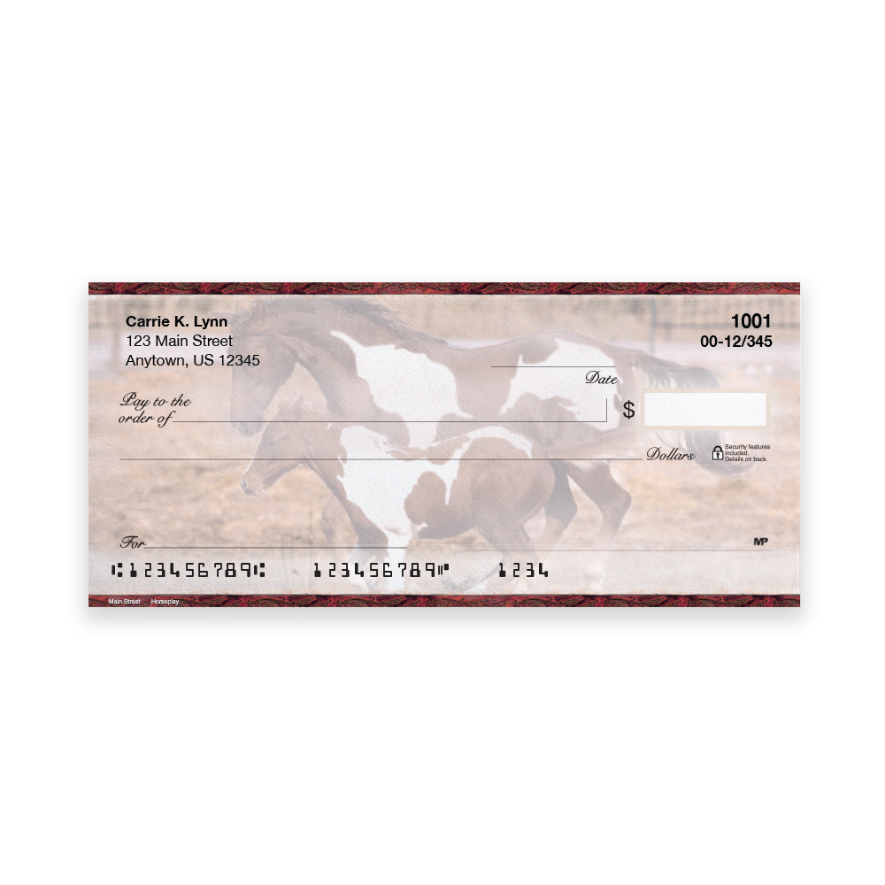 Horseplay Four Scene Personal Check - Image 4