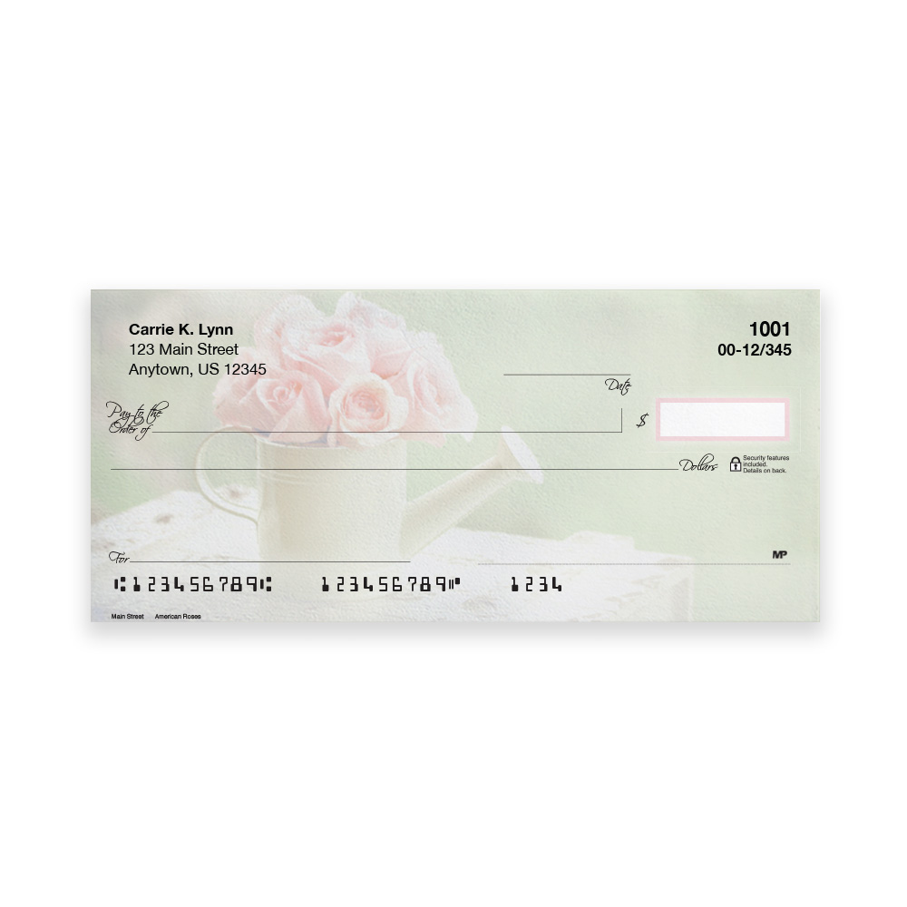American Roses Four Scene Personal Check - Image 4
