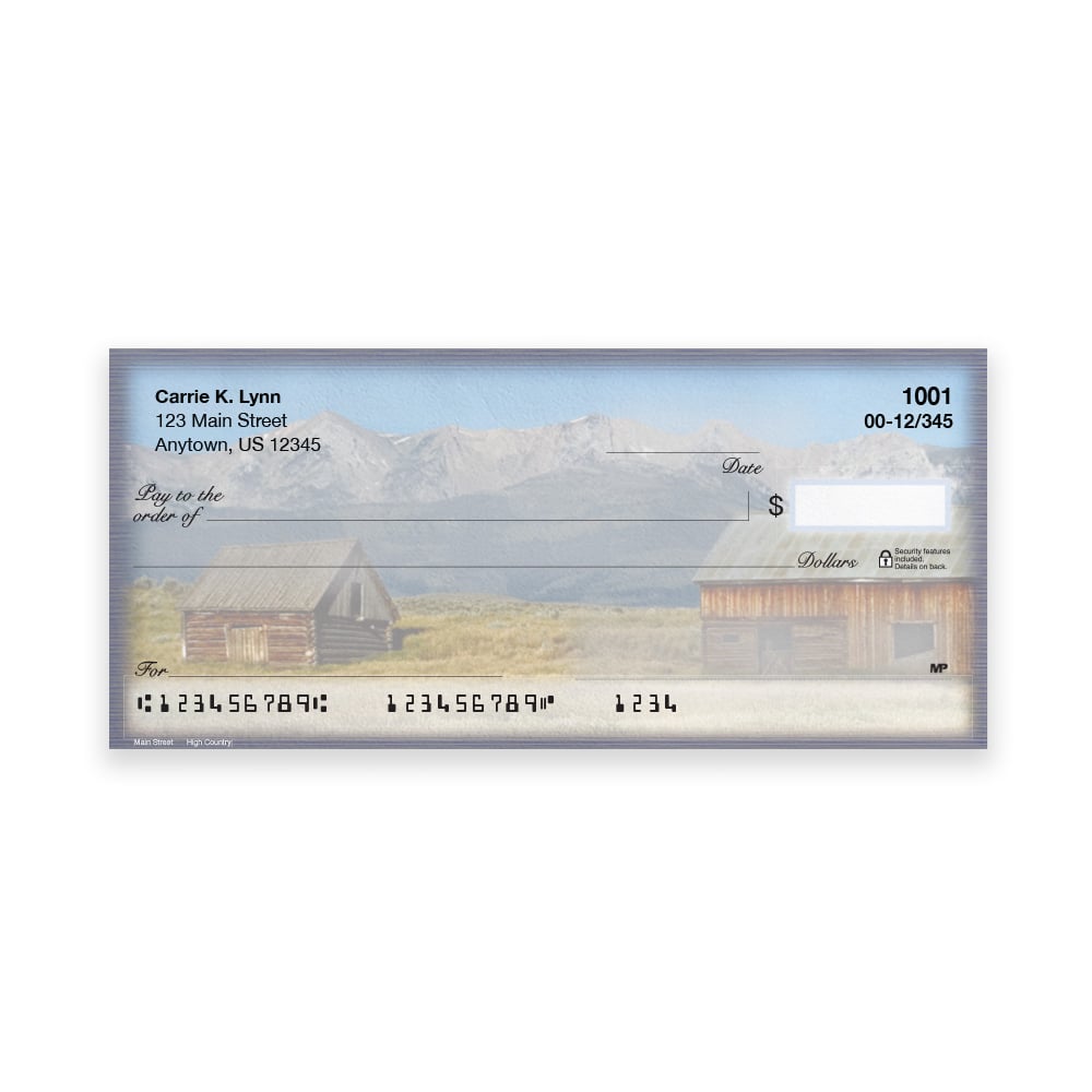 High Country Four Scene Personal Check - Image 2
