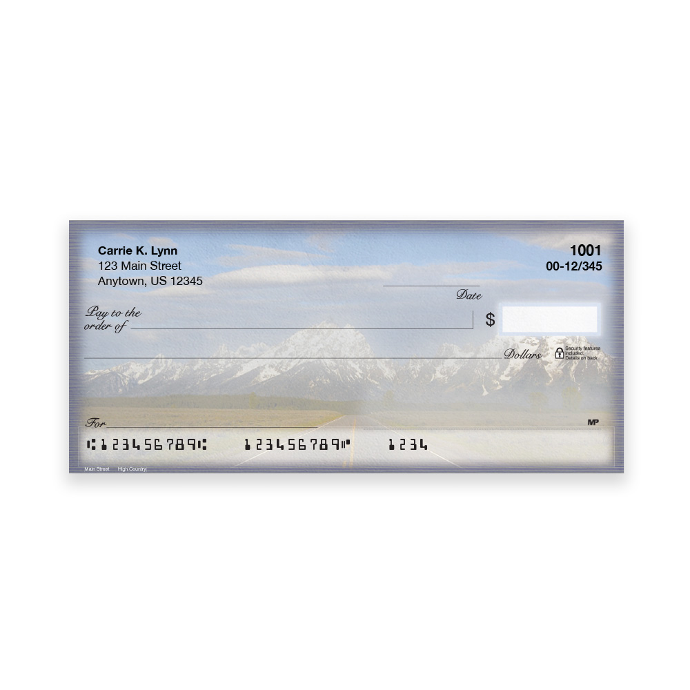 High Country Four Scene Personal Check - Image 3