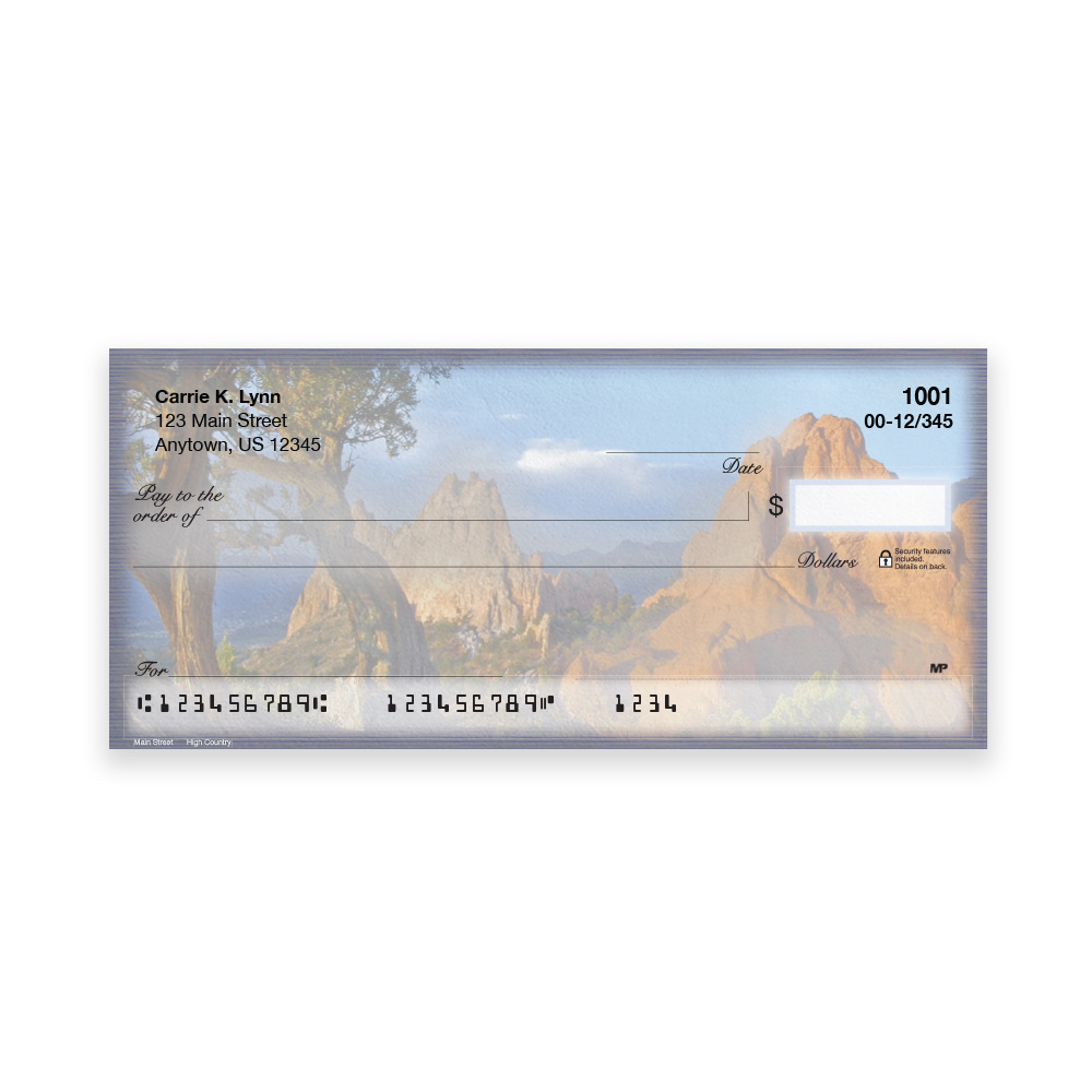 High Country Four Scene Personal Check - Image 4