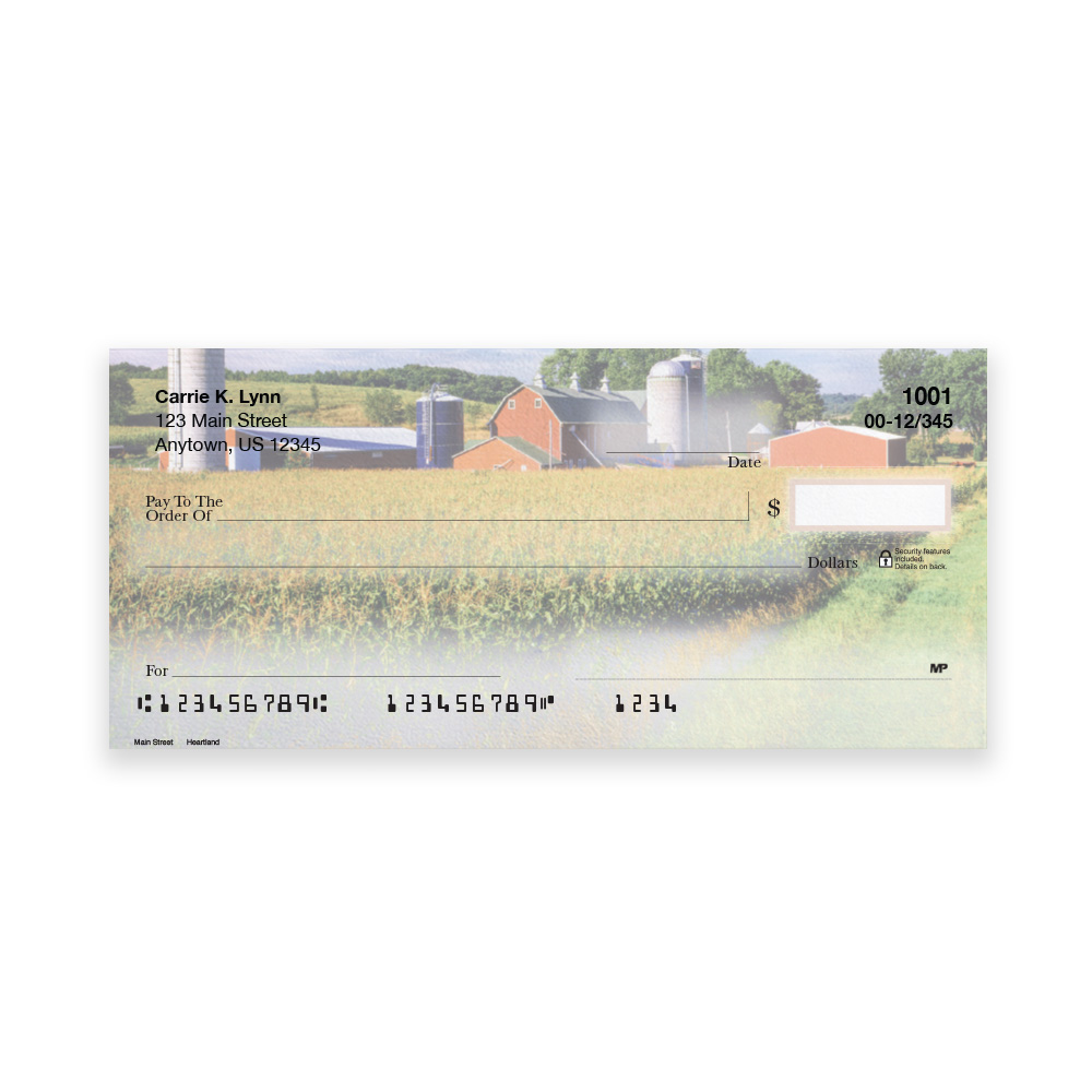 Heartland Four Scene Personal Check - Image 2