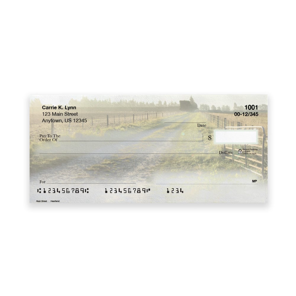 Heartland Four Scene Personal Check - Image 3