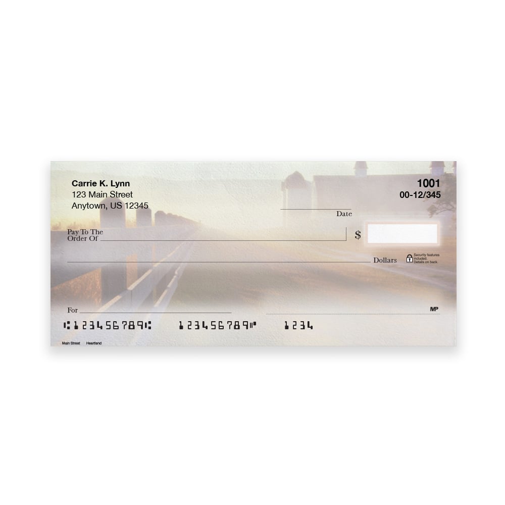 Heartland Four Scene Personal Check - Image 4