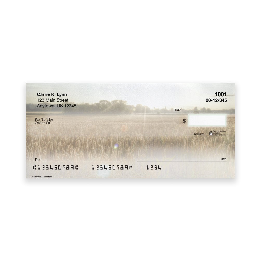 Heartland Four Scene Personal Check - Image 5